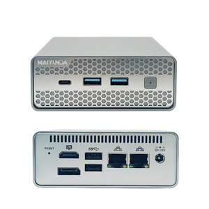มินิพีซีพกพา N100/N150 DDR5 4-Bay NVMe PCIe 3.0 NAS เซิร์ฟเวอร์สำหรับบ้าน ธุรกิจขนาดเล็ก จัดเก็บข้อมูลมีเดีย แชร์ข้อมูลบนคลาวด์ - Product Image 1