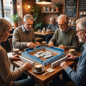 2026 Nuevo <span class=keywords><strong>y</strong></span> Exclusivo Juego de Mahjong Americano de Lujo Moderno con Temática de Bayou, 160 Fichas Portátiles Pintadas a Mano con Vida Silvestre para Fiestas de Verano - Product Image 5