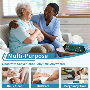 Lingettes humides jetables pour adultes, lingettes lavables pour patients, lingettes pour l'<span class=keywords><strong>incontinence</strong></span> et le nettoyage des personnes âgées, lingettes de grande taille - Product Image 4