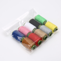 JP ménage couleur unie teint filé 100% fil de polyester avec différentes couleurs fort fil à coudre en polyester