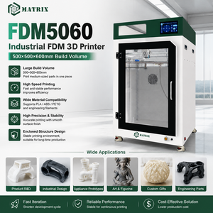 เครื่องพิมพ์ 3 มิติแบบ FDM ขนาดใหญ่ สำหรับชิ้นส่วนต้นแบบอุตสาหกรรมและการผลิตโมเดลขนาดกลาง - Product Image 1