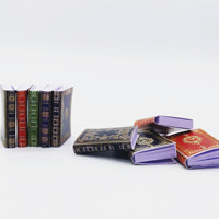 Maison de poupée 1:12, livres miniatures classiques, accessoires pour la maison, accessoires de photographie de scène pour poupées BJD, mini jouet