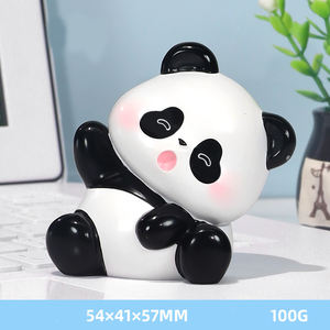 Figura Decorativa de <span class=keywords><strong>Panda</strong></span> de Resina, Linda, Promocional de Fábrica, Artesanía de Simulación, Adorno para el Hogar, Oficina, Escritorio, Regalo para Niños - Product Image 6