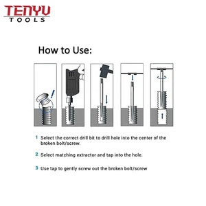 <span class=keywords><strong>Set</strong></span> di punte per estrattore e rimozione di viti per tubi danneggiati da 7 pezzi con estrattore adeguato - Product Image 6
