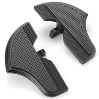 Marchepieds de montage masculins CNC noirs pour pièces de moto harley Davidson