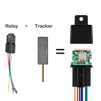 Rastreador GPS 4G LTE con Corte Remoto de Combustible y Energía, Localizador GPS Antirrobo para Coche con Detección ACC y Alarmas