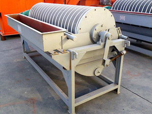 Separador Magnético de Tambor Húmedo de Gran Capacidad CFTC, Motor 380V, Magnetismo Débil, Reciclaje de Hierro 5mm, 10-20Tph, Largo - Product Image 4