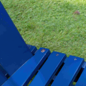 Chaises de loisirs élégantes à cadre en bois bleu pour jardin extérieur, patio et cour de villa - Product Image 1