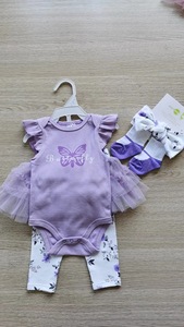 <span class=keywords><strong>Abbigliamento</strong></span> per il corpo del bambino di vendita caldo set di 3 pezzi tuta per bambini 100% cotone <span class=keywords><strong>abbigliamento</strong></span> <span class=keywords><strong>estivo</strong></span> per neonati tuta per neonati - Product Image 6