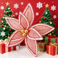 Premium Künstliche Weihnachtsblumen für Weihnachtsgirlanden und -kränze