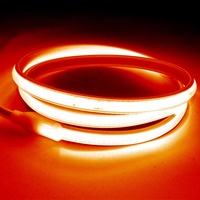 Bande lumineuse LED COB Epistar haute densité la plus populaire, étanche IP65, découpable, 12W/M, durée de vie de 50 000 heures, usage domestique