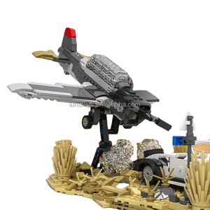 Luhu 66123 Cổ Điển Chuyến Bay Đuổi Theo Retro Loạt Đu Xây Dựng Khối Với Con Lắc Xây Dựng Gạch Thiết Lập Quà Tặng Cho Trẻ Em Người Lớn - Product Image 1