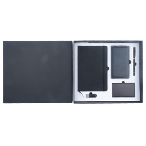 <span class=keywords><strong>Agenda</strong></span> con Banco de Energía + USB + Bolígrafo + Libreta, Set de Regalo Corporativo para Hombre - Product Image 1