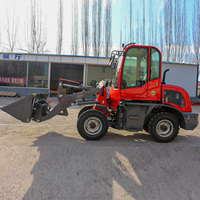 Cina fornitura di fabbrica vendita calda movimento terra piccola pala gommata con vari accessori caricatore frontale 4x4 caricatore di canna da zucchero CE