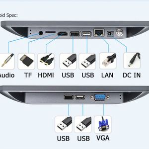 Touchwo thiết kế mới thông minh tương tác cảm ứng điện dung thông tin phản hồi của khách hàng Wifi RJ45 Máy tính để bàn <span class=keywords><strong>Android</strong></span> Máy tính bảng - Product Image 6