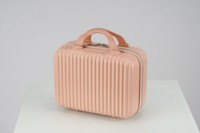 Sac cosmétique léger et élégant de 14 pouces, imperméable, avec fermeture à code, petite valise portable avec fermeture à glissière
