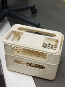 <span class=keywords><strong>Caja</strong></span> de almacenamiento de enrutador WiFi, decodificador de TV, estante multicapa, práctico estilo crema, <span class=keywords><strong>caja</strong></span> de almacenamiento de tablero enchufable - Product Image 6