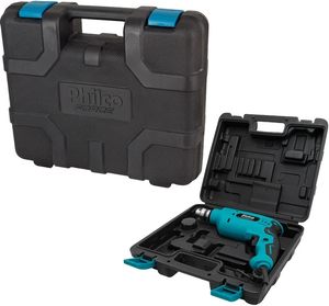 Trapano a percussione con cavo Philco 127V Pfu01M, motore brushless, mandrino autoserrante, diametro massimo di foratura 180mm, 4800 RPM, Blu/Nero/Grigio - Product Image 2