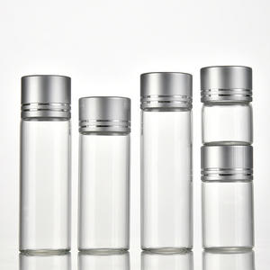 Bottiglie Tubolari in Vetro da 22mm di Diametro con Tappo a Corona - Barattoli Sigillati di Piccola Capacità per Desideri, Messaggi <span class=keywords><strong>e</strong></span> Dispensazione - Product Image 2