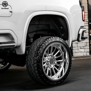 DW pickup SUV ล้ออัลลอยปลอมแปลง20 22 24 26 28นิ้วล้อโครเมียม8x170 8x180 8X200สำหรับ Chevrolet Silverado 1500 2500 - Product Image 4