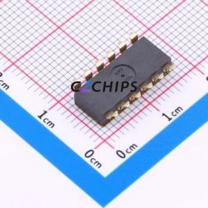 HX 2.54-6P TPPT DIP Switch SMD Switch Flat Toggle, Groove Type Single Pole Single Throw 6 Gull Wing Type - Product Image 2