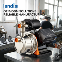Pompa Booster Pintar Landisi PSLX 304 Stainless Steel Pompa Air Tekanan Konstan Frekuensi Variabel OEM