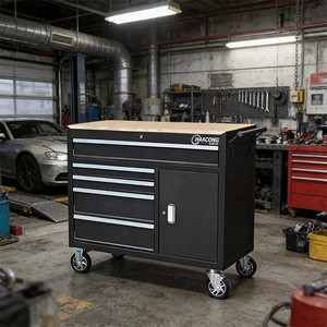 Carrito de Herramientas para <span class=keywords><strong>Mecánico</strong></span>, Sistema de Gabinete para Garaje, Caja de Herramientas con Ruedas - Product Image 3