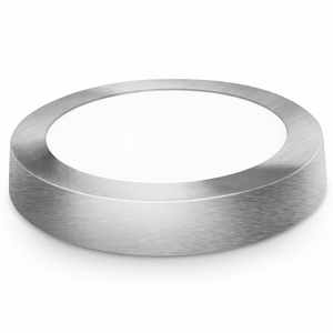 Downlight LED de Superficie Redonda Plateado 6W - Iluminación Eficiente, Diseño Moderno, Ideal para Hogares y Oficinas. - Product Image 1