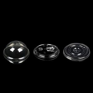 Logotipo impreso personalizado Vasos desechables Jugo de plástico Café helado Vino Cerveza Batido Vasos con tapa - Product Image 6