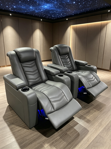 Sillón Reclinable Moderno de Lujo con Portavasos y Carga USB para Sala de Estar, Sofá, Muebles de Cine en Casa, Villa - Product Image 1