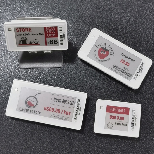 Colourful-Tech 2.4Ghz 2.13 Inch Electronic Shelf Label Wireless Control ESL Label E-ink ESL Price Tags for Supermarket