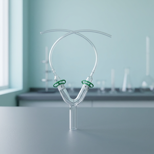 Connecteur en verre en forme de Y en borosilicate 3.3, taille personnalisée, pour olfactomètre d'insectes, équipement de laboratoire de recherche comportementale - Product Image 6