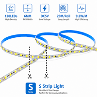 Lampu Strip LED 5v Fleksibel Zigzag 120 LED untuk Neon Sign