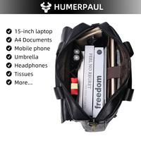 Maletines de Negocios de Cuero Genuino Personalizados al por Mayor, Maletines de Lujo para Hombre, para Portátil, para Viajes y Trabajo, Multifuncionales, Grandes