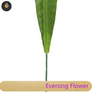 L'arum artificiel vert à une seule tige laisse des plantes artificielles au toucher réel - Product Image 5