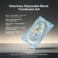Ensemble de transfusion sanguine vétérinaire pour chiens