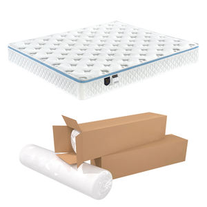 Matelas en mousse matelassée doux et confortable King Queen Size pour hôtel, 300g/m², en feutre de fibres écologiques tricoté, silencieux, à ressorts ensachés - Product Image 1