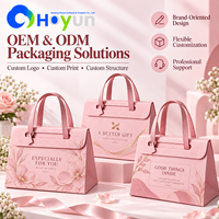 Sac cadeau en cuir recyclable de luxe avec fermeture à rabat, texture musculaire, pour artisanat et cadeaux (OEM)