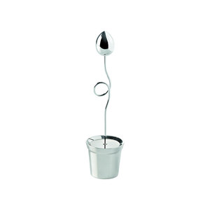 Bud <b>Place</b> <b>Card</b> <b>Holder</b> 123 Mm Stainless Steel Modern Design Table Decor - Product Image 1