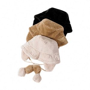 Nouveau Chapeau Bob Chaud d'Hiver pour Femme, Casquette de Golf, Chapeaux de Randonnée, Chapeaux en Fourrure, Chapeaux en Coton Tissé, Casquettes Tendance - Product Image 1