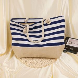 Bolsa de Compras Portátil Ligera de Lona con Diseño de Dibujos Animados Personalizada al por Mayor para Mujer, con Logotipo Impreso Personalizado para Regalo - Product Image 1