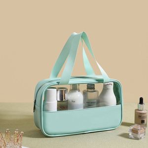 Zipper Travel Toiletry Cosmetic <b>Bags</b> or Pouches <b>Makeup</b> Pouch OEM Wholesale Personalised Customized Logo <b>Large</b> Capacity Pvc Stone - Product Image 3