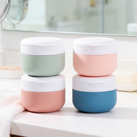 Contenants cosmétiques en silicone professionnels de 90 ml, étanches et rechargeables, pour lotion et crème