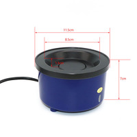 Pot à colle chaude 200W à température constante pour la fusion de la colle à kératine italienne en grains pour les extensions de cheveux, four à colle pour la fusion