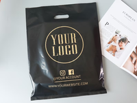Sacs Plastiques Personnalisés de Détail Découpés Écologiques avec Logo, Impression Héliogravure, Vente en Gros