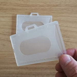 Porte-<span class=keywords><strong>badge</strong></span> d'infirmière horizontal en plastique <span class=keywords><strong>rigide</strong></span>, étui pour carte de visite - Product Image 5