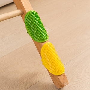 Cepillo de Baño para Gatos Ecológico de Silicona, Peine de Masaje TPR, Herramienta de Aseo para Eliminar el Pelo - Product Image 5