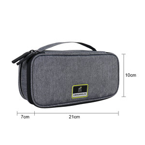 Sac de rangement pour accessoires électroniques multifonctionnel imperméable à fermeture éclair, léger, en polyester, pour voyages, organiseur de câbles numériques - Product Image 6