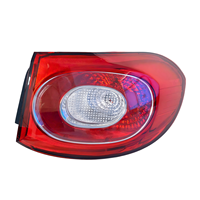 Système d'éclairage automobile, phare arrière gauche extérieur halogène, ensemble de feux arrière rouge pour VW Tiguan 2008 2009 2010, compatible avec 5N0945096H