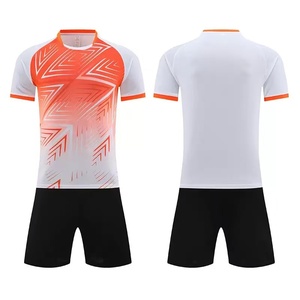 Completo da <span class=keywords><strong>Calcio</strong></span> per Bambini Americani, <span class=keywords><strong>Maglia</strong></span> Marrone, Manica Corta, Asciugatura Rapida, per Tutte le Stagioni, Tuta da Allenamento in Poliestere Personalizzabile - Product Image 6